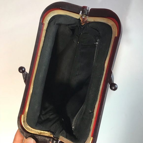 Handmade leather clutch bag purse tote 99$ - Picture 5 of 5